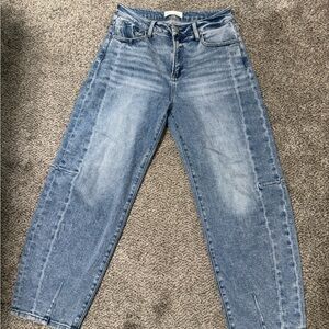 Risen Barrel Jeans